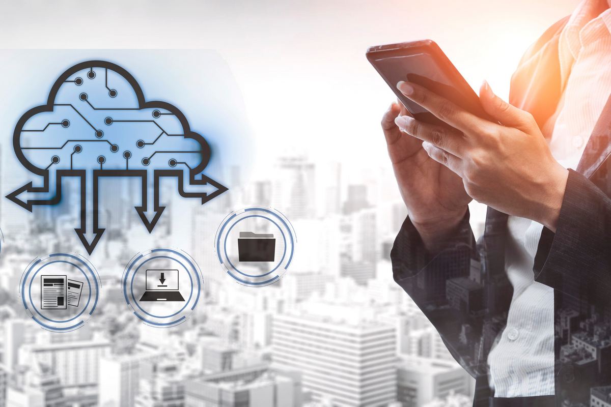 Business phone handsets connected to a cloud communications platform