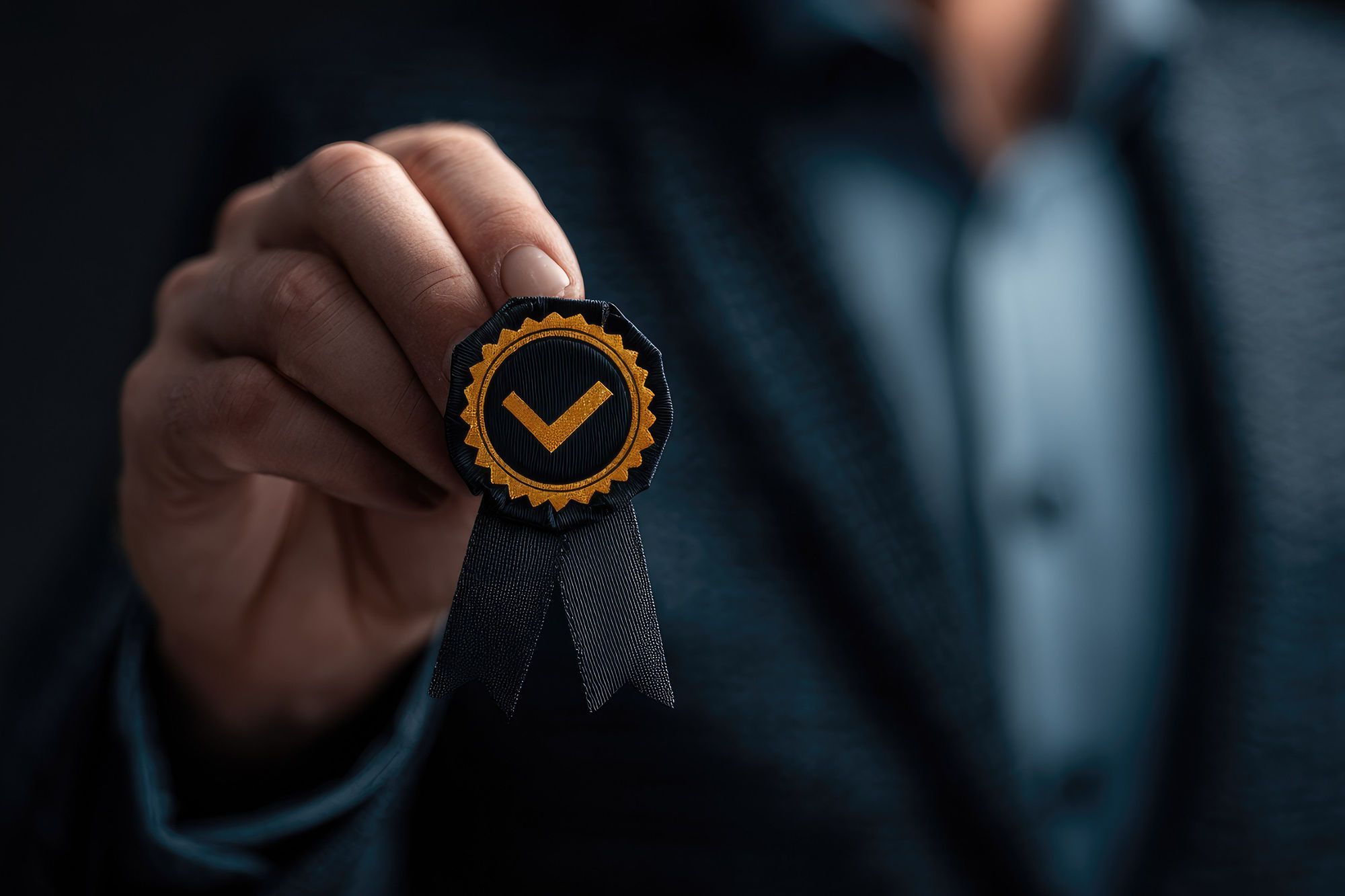 Engaged colleagues reviewing content on tablet in modern office